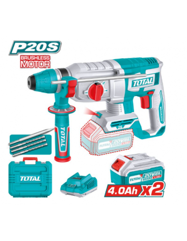 PACK PERFO TOTAL 20V 2.5J + 2 ACCU...