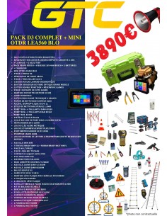 PACK D3 COMPLET + MINI OTDR...