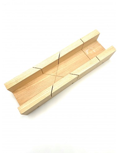 BOITE A ONGLET BOIS MASSIF 250mm H 40mm