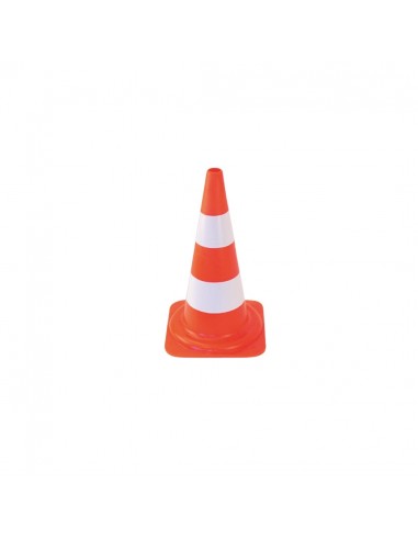 BALISE DE CHANTIER 50cm ORANGE SOUPLE