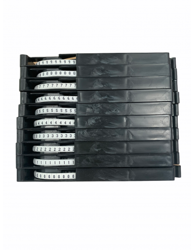 BAGUE REPERE TC27 DE 0 A 9 BLANC...