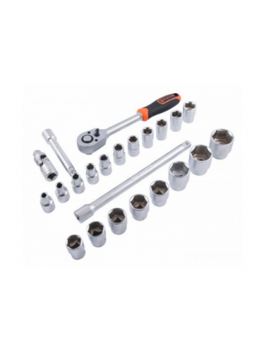 COFFRET  A CLIQUET 1/2 23 PCES