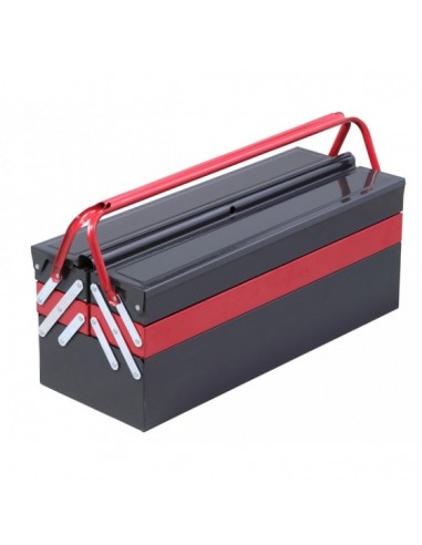 CAISSE A OUTILS BI-COLOR 5 COMPARTIMENTS