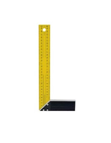 EQUERRE DROITE LAME ACIER 35 CM