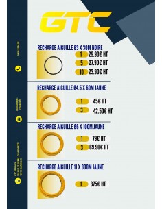 RECHARGE AIGUILLE Ø3 X 30M...
