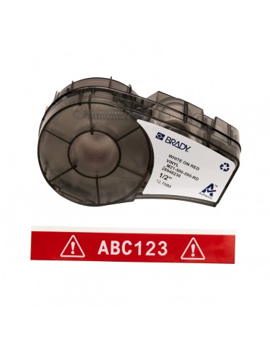 RUBAN ROUGE BRILLANT BMP21 12.70mm X...