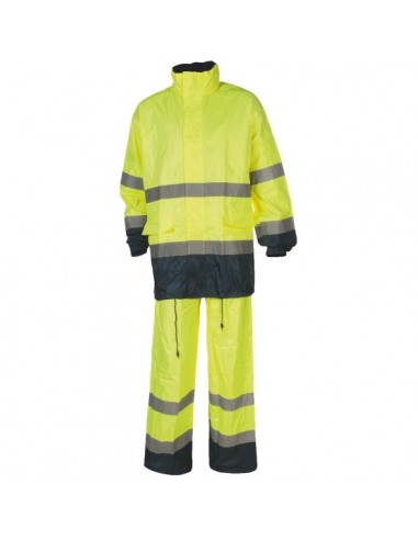 ENSEMBLE DE PLUIE HAUTE VISIBILITE