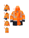 PARKA 5 EN 1 HAUTE VISIBILITE 