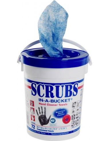 SEAU DE 72 LINGETTES SCRUBS JELT 27X31