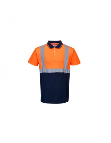 POLO BI-COLOR MANCHES COURTES HAUTE...