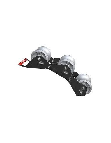 GALET GUIDE CABLE TRIPLE REGLABLE
