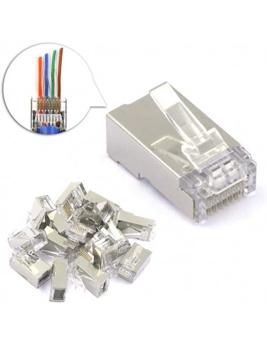 LOT DE 25 CONNECTEURS RJ45 CAT6