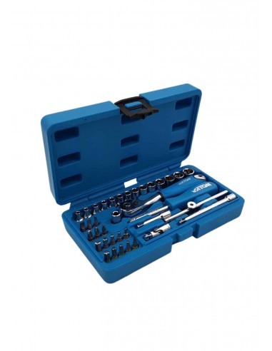 COFFRET D EMBOUT 1/4 A CLIQUET 37 PCS...