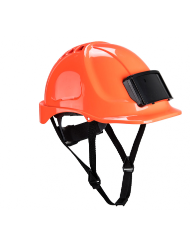 CASQUE MONTEUR 4 ATTACHES + PORTE BADGE