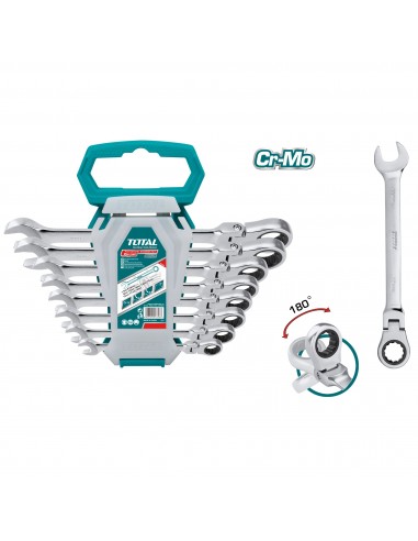 JEU DE 8 CLE MIXTES A CLIQUET DE 8 à...