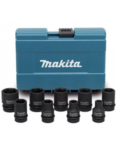 COFFRET 9 DOUILLES MAKITA DE 8mm à...