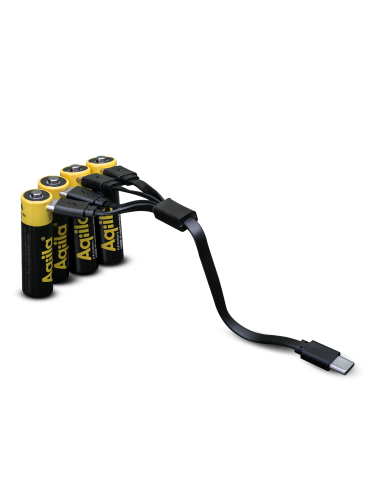 PILE RECHARGEABLE USB LR06 X 4...