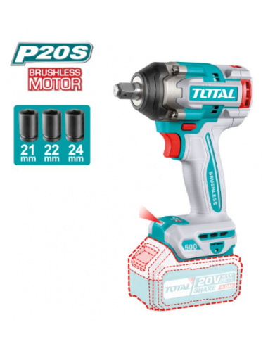 BOULONNEUSE NUE 20V 550NM SERRAGE TOTAL