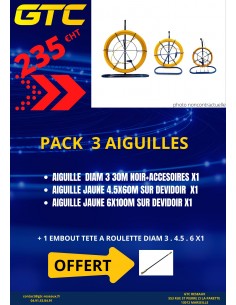PACK 3 AIGUILLES