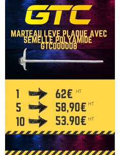 MARTEAU LEVE PLAQUE AVEC...