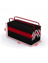 CAISSE A OUTILS BI-COLOR 5 COMPARTIMENTS