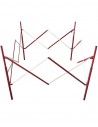 GARDE FOU PLIABLE 1MX1MX0.90 (STRUCTURE ROND)
