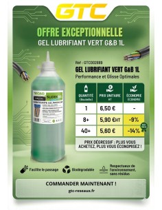 GEL LUBRIFIANT VERT G et B 1L