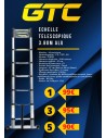 ECHELLE TELESCOPIQUE ALU 3.80M