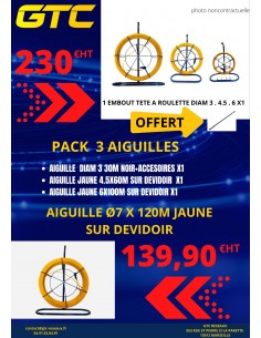 PACK 3 AIGUILLES