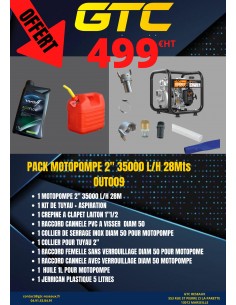 PACK MOTOPOMPE 2" 35000 L/H... 2