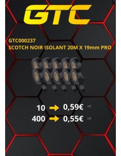 SCOTCH NOIR ISOLANT 20M X...