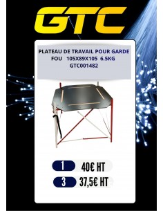 PLATEAU DE TRAVAIL POUR...