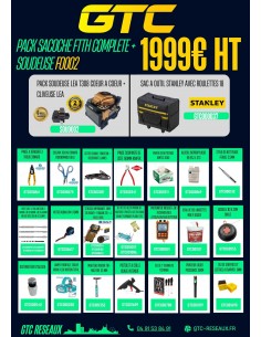 PACK SACOCHE FTTH COMPLETE...