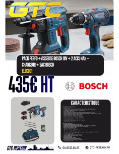 PACK PERFO +VISSEUSE BOSCH...