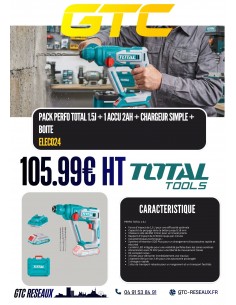 PACK PERFO TOTAL 1.5J + 1...